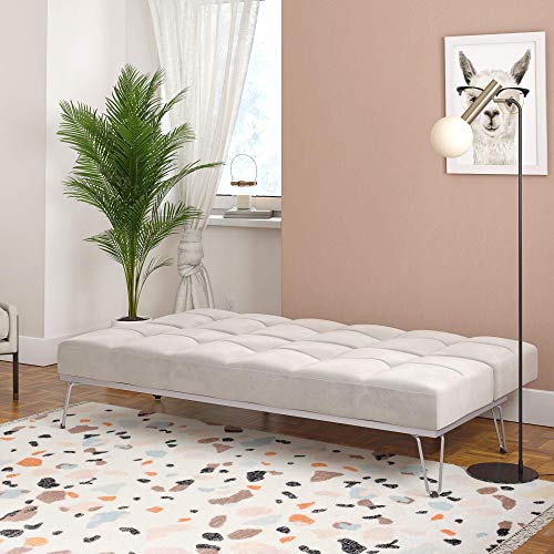 Novogratz Gray Convertible Sofa Bed Couch Futon 2347479N