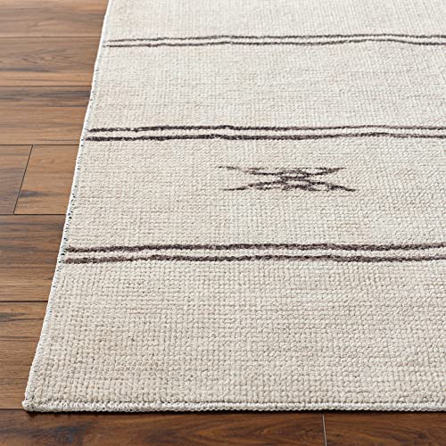 Livabliss x Becki Owens Ivory/Black Moroccan Area Rug - 3'11 x 5'7